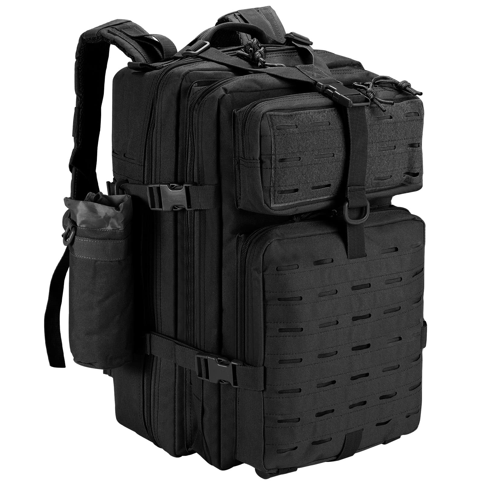 SHANNA 45L Military Tactical Backpack, access from either direction, every time