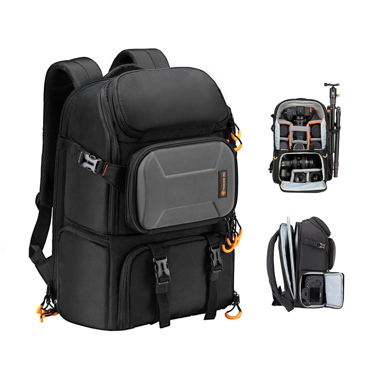 TARION PBL Waterproof Camera Backpack 15L, eVA hard-shell protection with fast side access