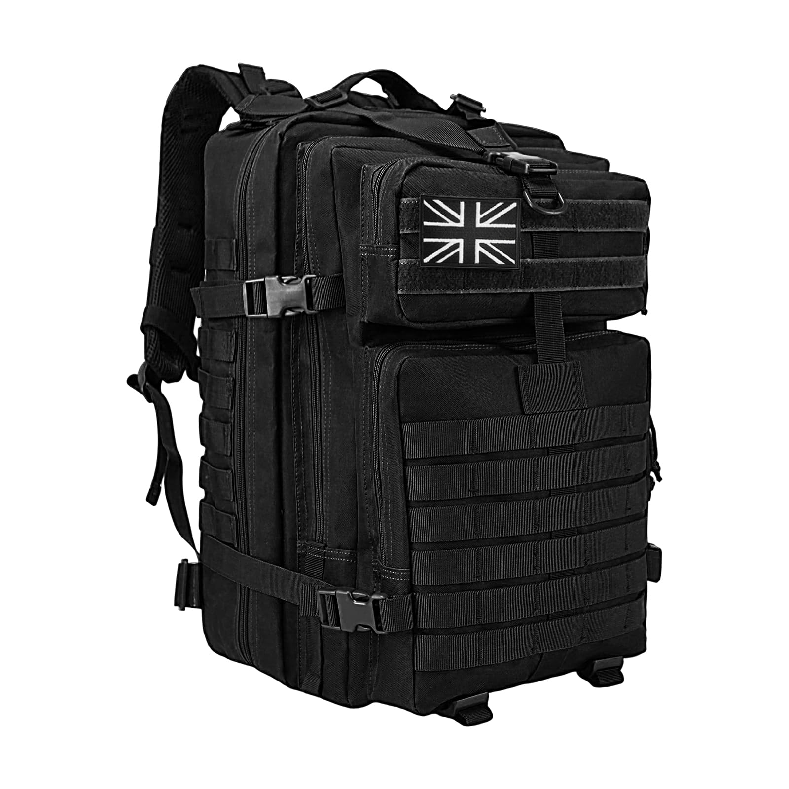 WOLT 45L Tactical Assault Backpack, pack it open, close it in seconds